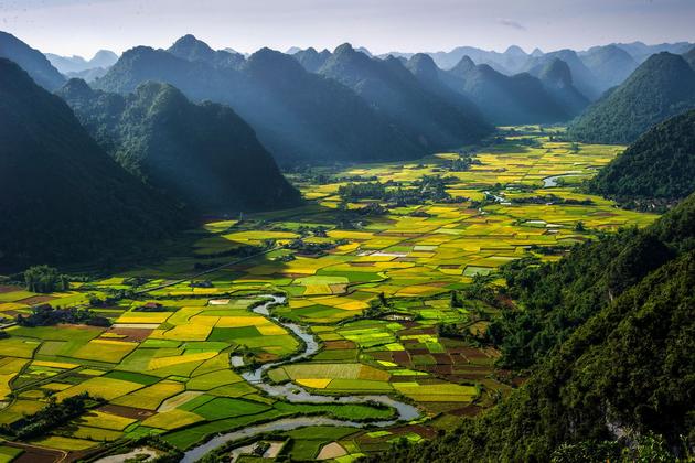 Rice Plots in the Bac Son Valley, Vietnam. Photo by Hai Thinh Hoang.