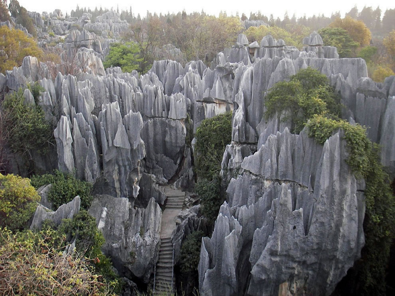 Shilin-Stone-forest-outside-Kunming