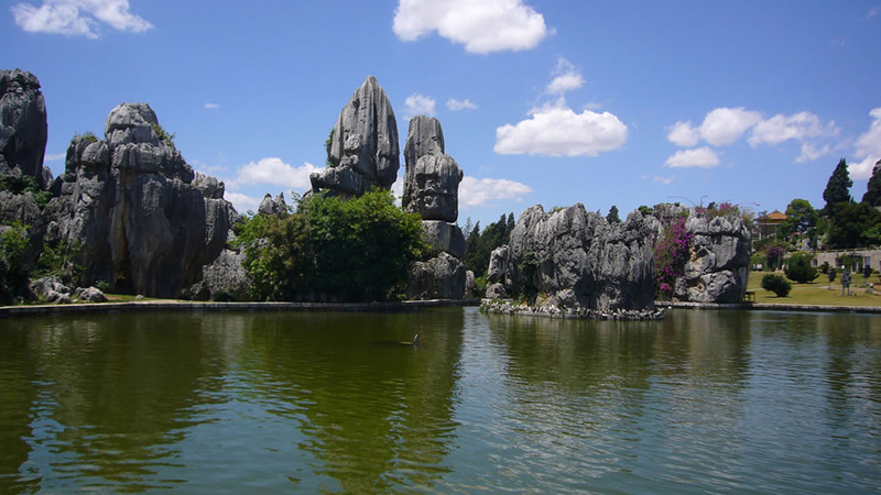 Stone-Forest-Pond-at-Shilin
