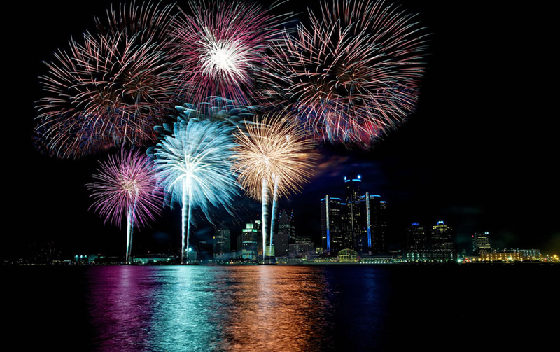 Detroit-Fireworks