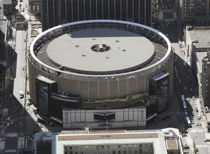 Aerial view of Madison Square Garden, 01